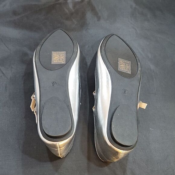 BRAND NEW CHARLES ALBERT DOUBLE ADJUSTABLE BUCKLE STRAP FLAT SHOE - Picture 11 of 13